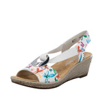 Load image into Gallery viewer, Rieker 624H6-91 Wedge Sandals
