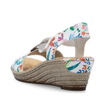 Load image into Gallery viewer, Rieker 624H6-91 Wedge Sandals
