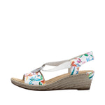 Load image into Gallery viewer, Rieker 624H6-91 Wedge Sandals
