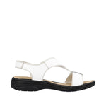 Load image into Gallery viewer, Rieker 64577-80 White Sandals
