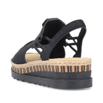 Load image into Gallery viewer, Rieker V7972-00 Wedge Sandals
