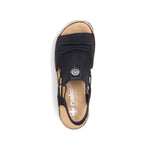 Load image into Gallery viewer, Rieker V7972-00 Wedge Sandals
